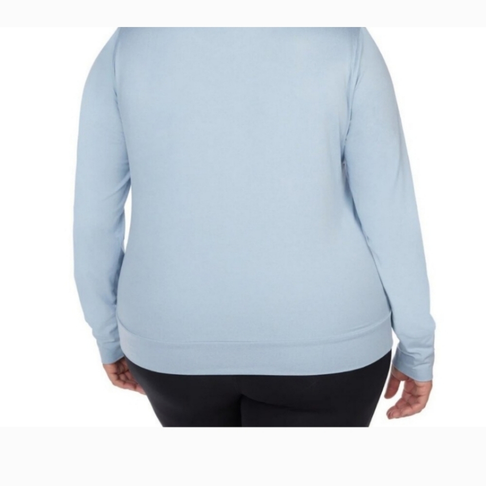 Lukka Lux 2-PACK Ladies Long Sleeve T-Shirt Wicking Relaxed,NWT - Picture 3 of 5